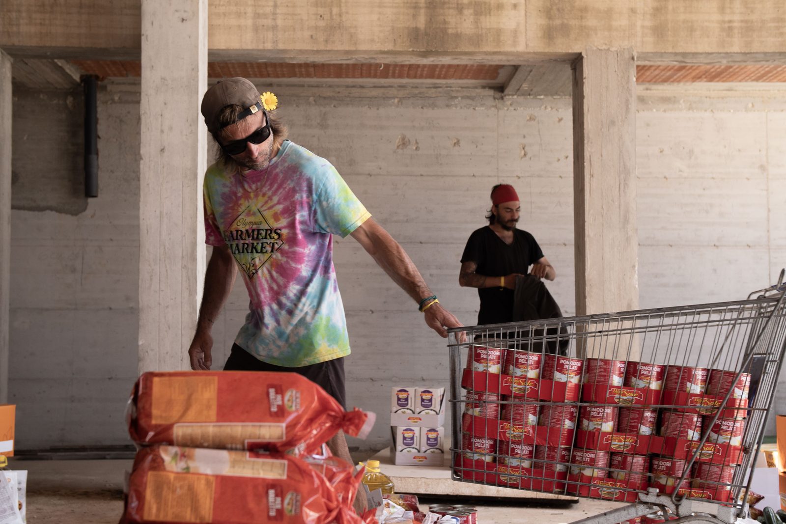 Humanitarian aid loaded for Gaza — food, medical supplies, and childcare essentials