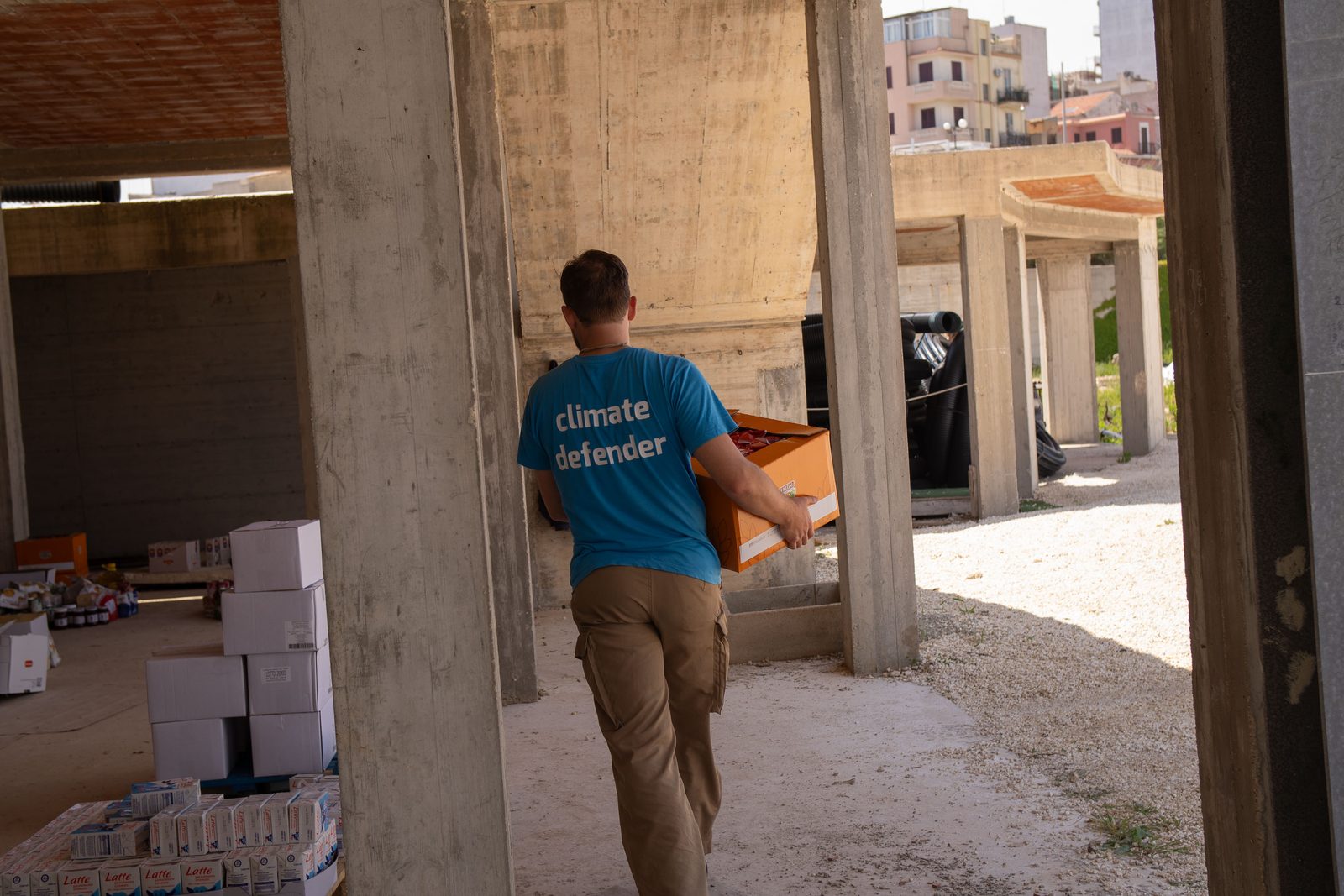 Humanitarian aid loaded for Gaza — food, medical supplies, and childcare essentials