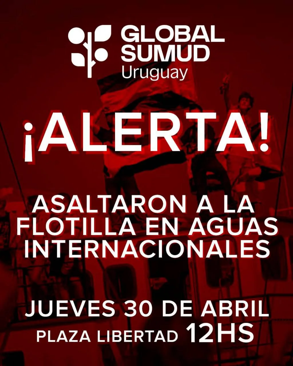CONCENTRACIÓN ALERTA ASALTO A LA FLOTILLA